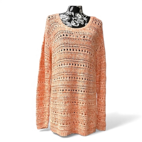 TALBOTS peach, lightweight sweater - Picture 1 of 8